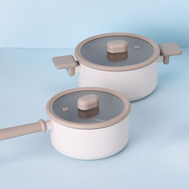 (주)네오플램,네오플램  슈슈 IH 인덕션 냄비 2종 세트 (18편수+20양수)